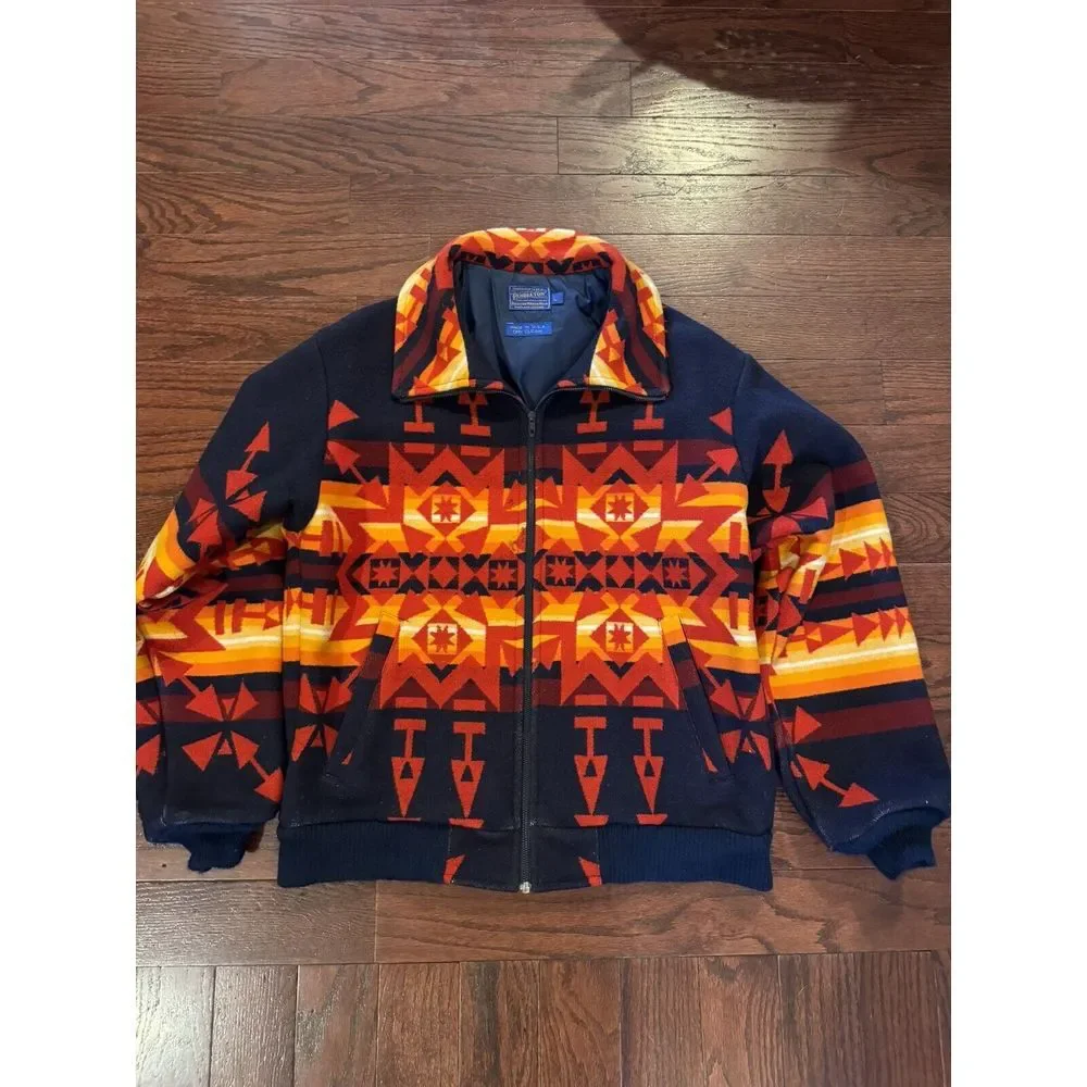Pendleton Multicolor Bomber Jacket - Picture 1 of 4